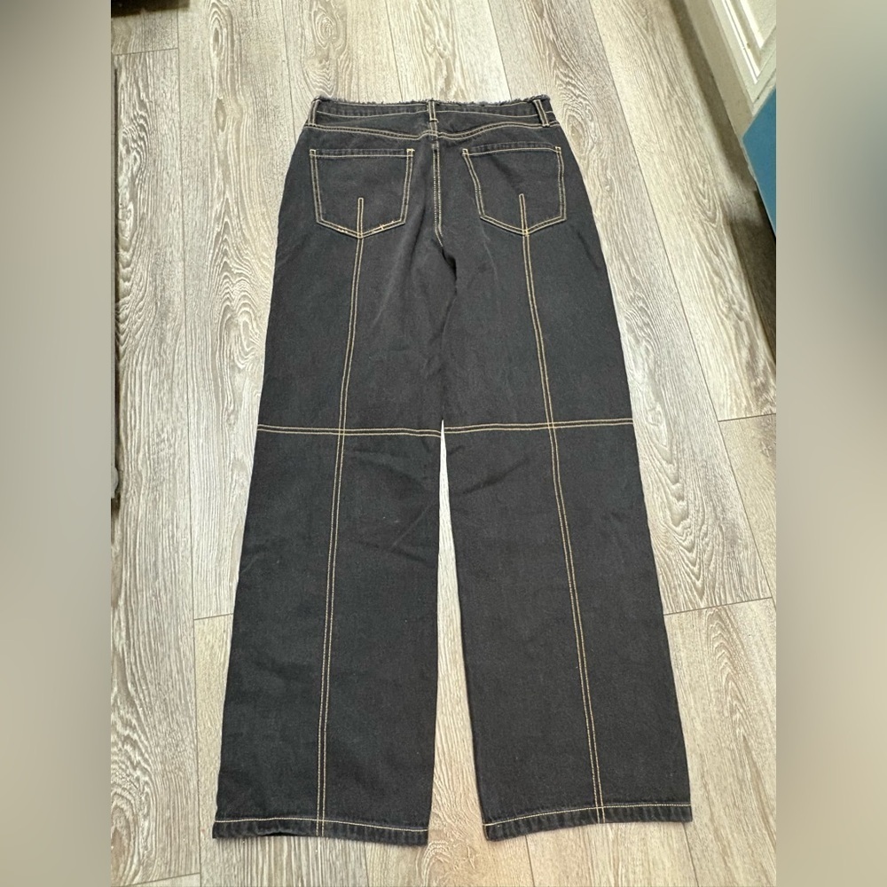 Forever 21 Black Jeans with Skeleton Design - Picture 9 of 10